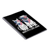 Maak huisdieren weer veilig Trump Harris debathond Notitieboek (Rechterzijde)