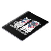 Maak huisdieren weer veilig Trump Harris debathond Notitieboek (Linkerzijde)