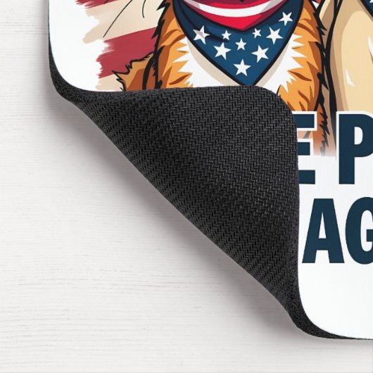 Maak huisdieren weer veilig Trump kat honden verki Muismat (Hoek)