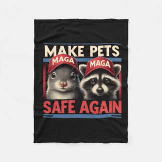 Maak huisdieren weer veilig zet de eekhoorn en Fre Fleece Deken