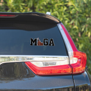 MAAK IDAHO WEER GEWELDIG AMERIKAANSE VLAG - SPEEL STICKER