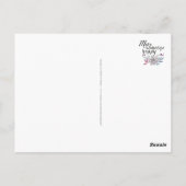 Maak iemand gelukkig FLOWERS Briefkaart (Achterkant)