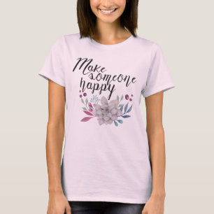 Maak iemand gelukkig FLOWERS T-shirt
