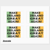 MAAK Ierland GROOT WEER!   Rechthoekige Sticker (Vel)