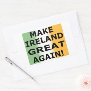 MAAK Ierland GROOT WEER! Rechthoekige Sticker