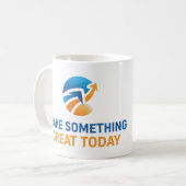 Maak iets moois vandaag koffiemok (Voorkant links)