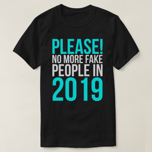 Maak in 2019 geen nieuwe fouten meer t-shirt (Design voorkant)