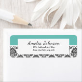 MAAK IN OM HET EVEN WELKE blauwgroen etiket van he (Insitu)