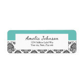 MAAK IN OM HET EVEN WELKE blauwgroen etiket van he (Voorkant)