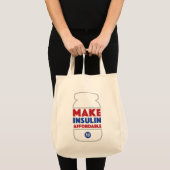 Maak insuline betaalbaar tote bag (Voorkant (product))
