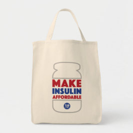 Maak insuline betaalbaar tote bag