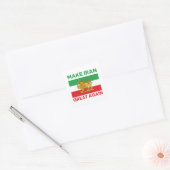 Maak Iran weer Groot II Perzisch Vierkante Sticker (Envelop)