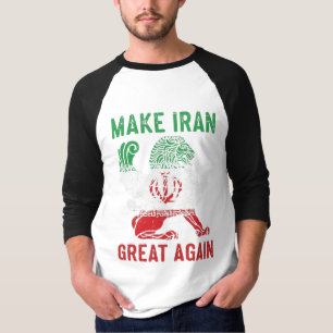 Maak Iran weer Groot Perzisch Leeuwen T-shirt