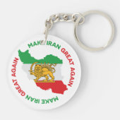 Maak Iran weer groot Perzisch Sleutelhanger (Achterkant)