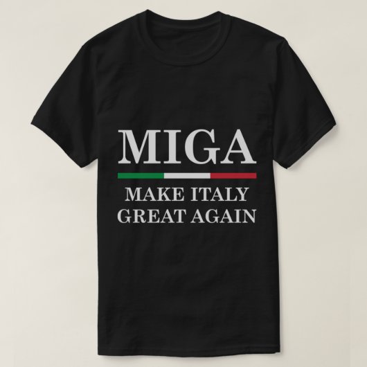Maak Italië weer geweldig - MIGA T-shirt (Design voorkant)