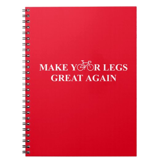 Maak je benen weer geweldig notitieboek (Voorkant)