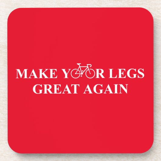 Maak je benen weer geweldig onderzetter (Voorkant)