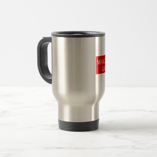 Maak je benen weer geweldig reisbeker (Voorkant links)