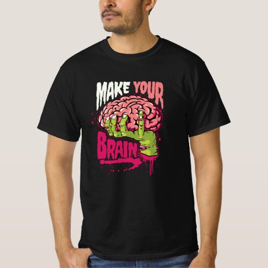 Maak Je Brein T-shirt (Voorkant)
