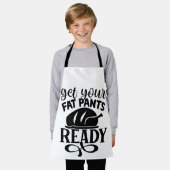 Maak je dikke broek klaar schort (Gedragen)