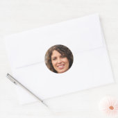 Maak je dromen werkelijkheid ronde sticker (Envelop)