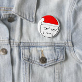 maak je een grapje over mijn xmas meme ronde button 5,7 cm (In situ)