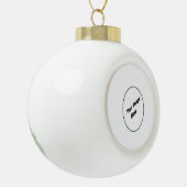 Maak je een van de Kinder kerstversieringen Keramische Bal Ornament (Links)