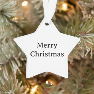 Maak Je Eenvoudige Merkpromotie Acrylaat Ster Ornament