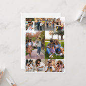 Maak je eigen 10 foto collage kaart (Voorkant / Achterkant in situ)