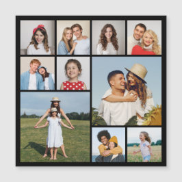 Maak Je Eigen 10 Foto Collage Magnetische Kaart