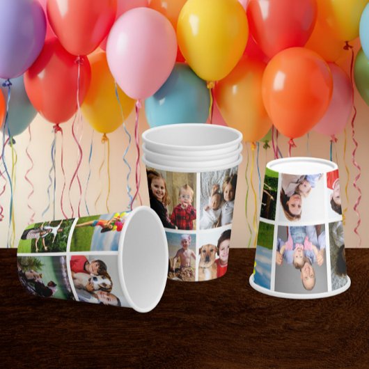 Maak Je Eigen 10 Foto Collage Papieren Beker