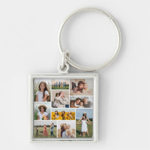 Maak Je Eigen 10 Foto Collage Sleutelhanger