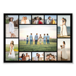 Maak Je Eigen 11 Foto Collage Foto Vergroting Afdruk