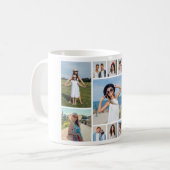 Maak Je Eigen 11 Foto Collage Koffiemok (Voorkant links)