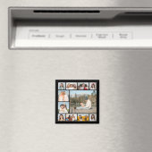Maak je eigen 11 foto collage magneet (Insitu (Vaatwasser))
