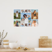 Maak Je Eigen 11 Foto Collage  Poster (Keuken)
