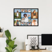 Maak Je Eigen 11 Foto Collage  Poster (Thuiskantoor)