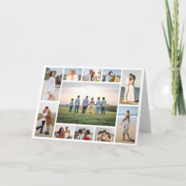 Maak Je Eigen 11 Foto Collage Wenskaart Kaart