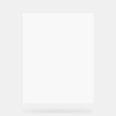 Maak je eigen  11 "x 14" Acryl Teken Bord (Voorkant)