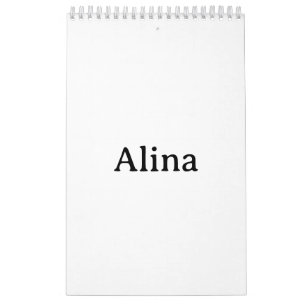 Maak je eigen 11" x 7" enkele pagina kleine witte kalender
