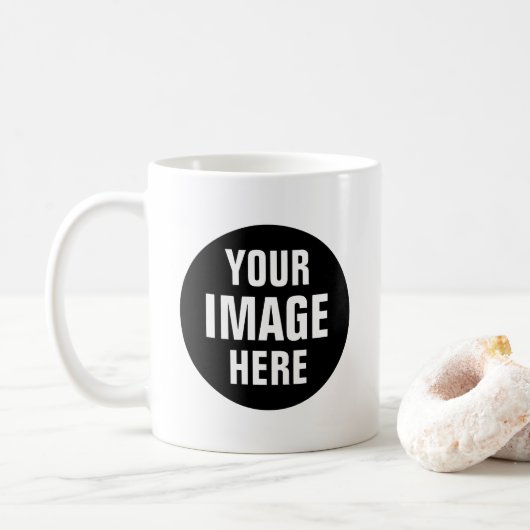 Maak je eigen 11oz tweekleurige koffiemok (Met donut)