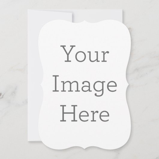 Enkele uitnodiging, Maat: 12,7  x 17,8 cm, Papier: Signature Mat, Enveloppen: Wit (Voorkant)