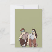 Maak je eigen 12,7 x 17,8 cm huwelijksuitnodiging kaart (Voorkant)