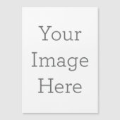 12,7  x 17,8 cm Magnetische kaart (Voorkant)