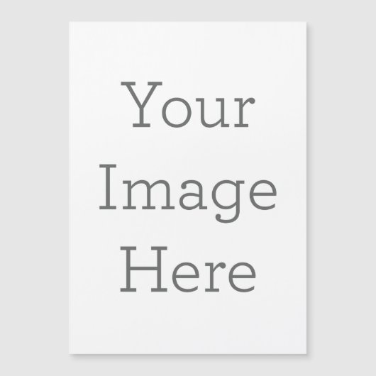 12,7  x 17,8 cm Magnetische kaart (Voorkant)