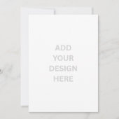 Maak je eigen 12,7 x 17,8 cm uitnodiging (Voorkant)