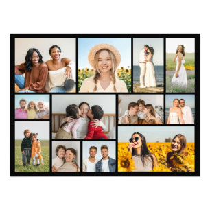 Maak Je Eigen 12 Foto Collage Foto Vergroting Afdruk