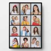 Maak Je Eigen 12 Foto Collage Fotoplaat (voorkant)