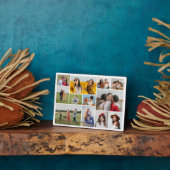Maak Je Eigen 12 Foto Collage Fotoplaat (Zijkant)