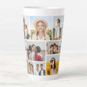 Maak Je Eigen 12 Foto Collage  Latte Mok